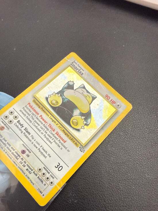 1999 Pokemon Jungle Snorlax Holo #11/64 Rare Unlimited Edition Card - Picture 3 of 4